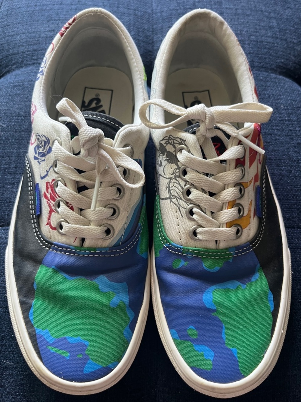 Vans Authentic Shoes. Love Mother Earth. Women’s 9